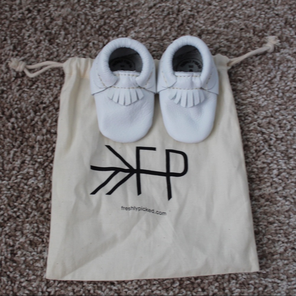 Freshly Picked Newborn Ivory Mocc